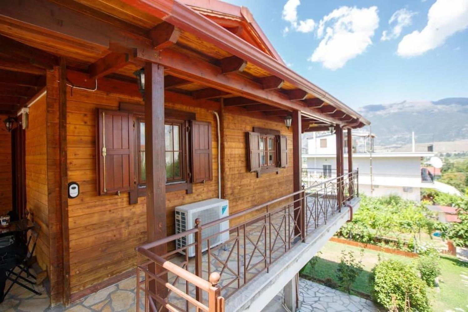 Ferienwohnung Wooden House In Ioannina Exterior foto